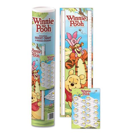 Winnie The Pooh 1.6m Height Chart & Marker Stickers £3.99
